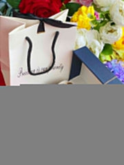 5 IN 1 LADIES SET WITH WATCH,NECKLACE,EARRINGS,BRACELET &RING