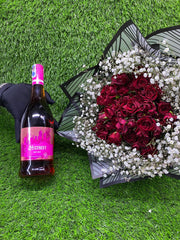 Valentine ladies flower gift pack