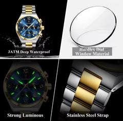 Poedagar 688 Gents Chronograph Watch.