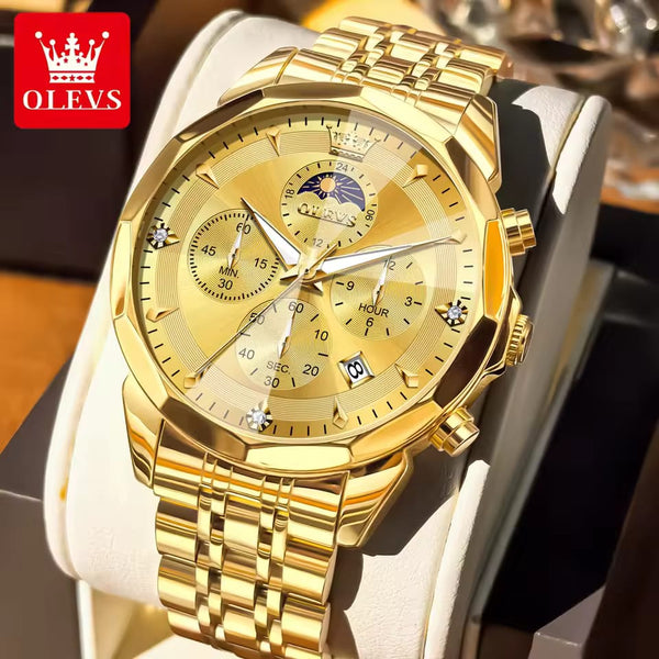 Olevs 3673 Gents Chronograph Watch