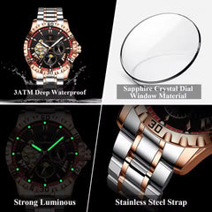 Poedagar 1415 Gents mechanical watch